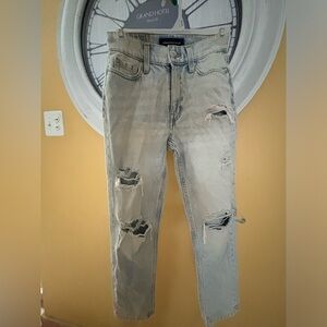 Aereopostal Mom Jeans light blue